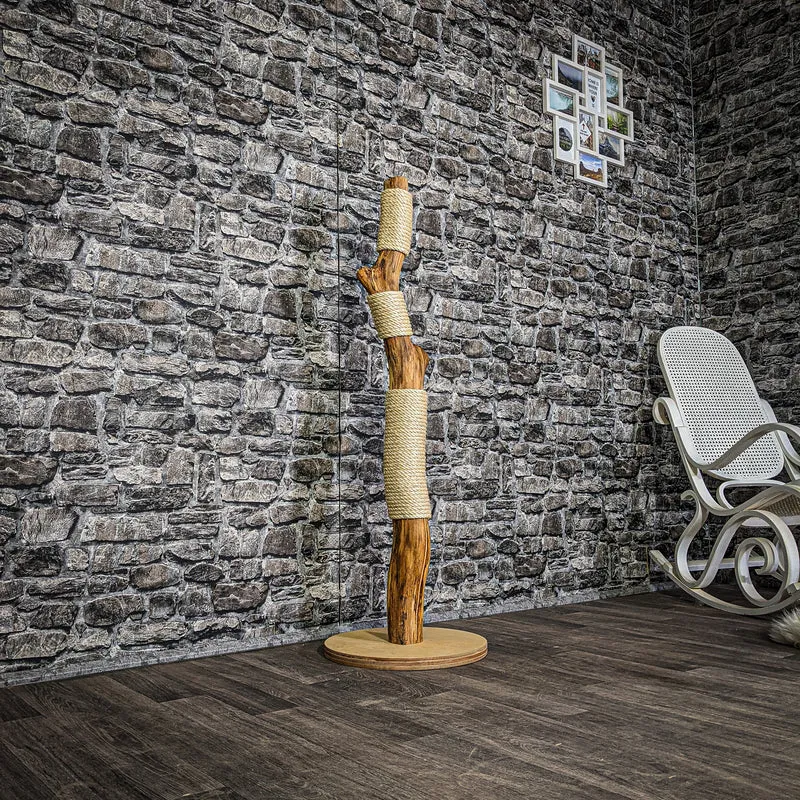 Kratzstamm 3328 Natur Holz Design Kratzbaum 120 cm hoch Naturkratzbaum