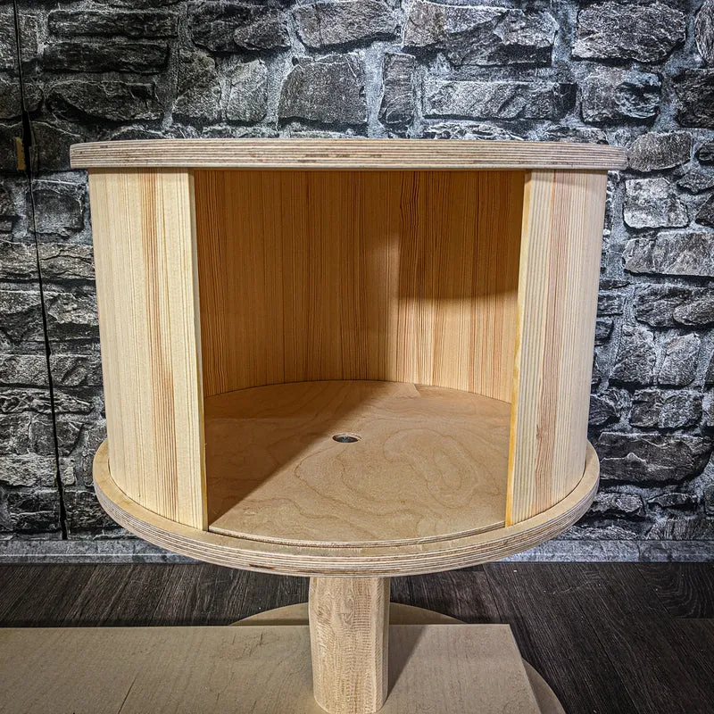 Naturkratzbaum 3322 Kratzbaum Natur Holz Design 97 cm hoch Katzenbaum