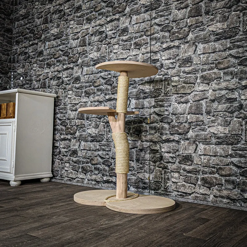 Kratzstamm 3445 Natur Holz Design Kratzbaum 84 cm hoch Naturkratzbaum