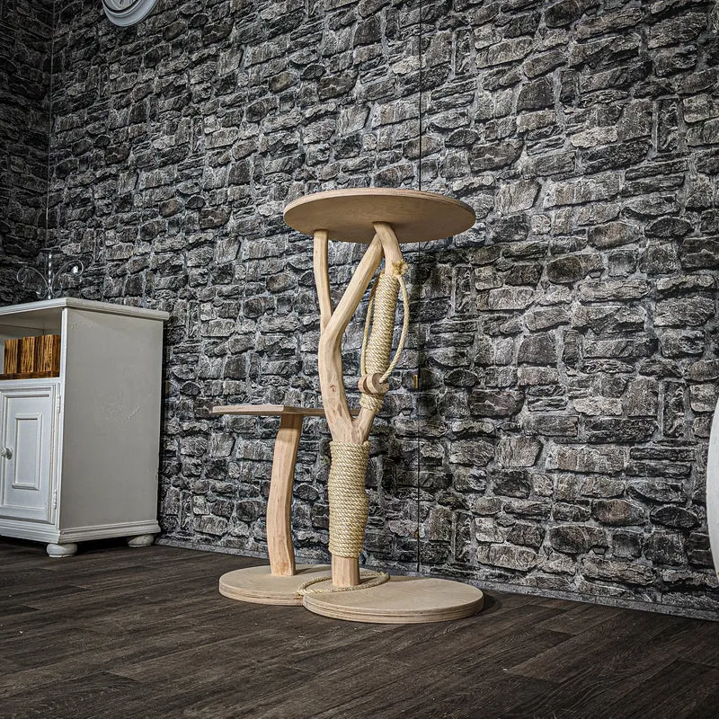 Kratzstamm 3443 Natur Holz Design Kratzbaum 90 cm hoch Naturkratzbaum