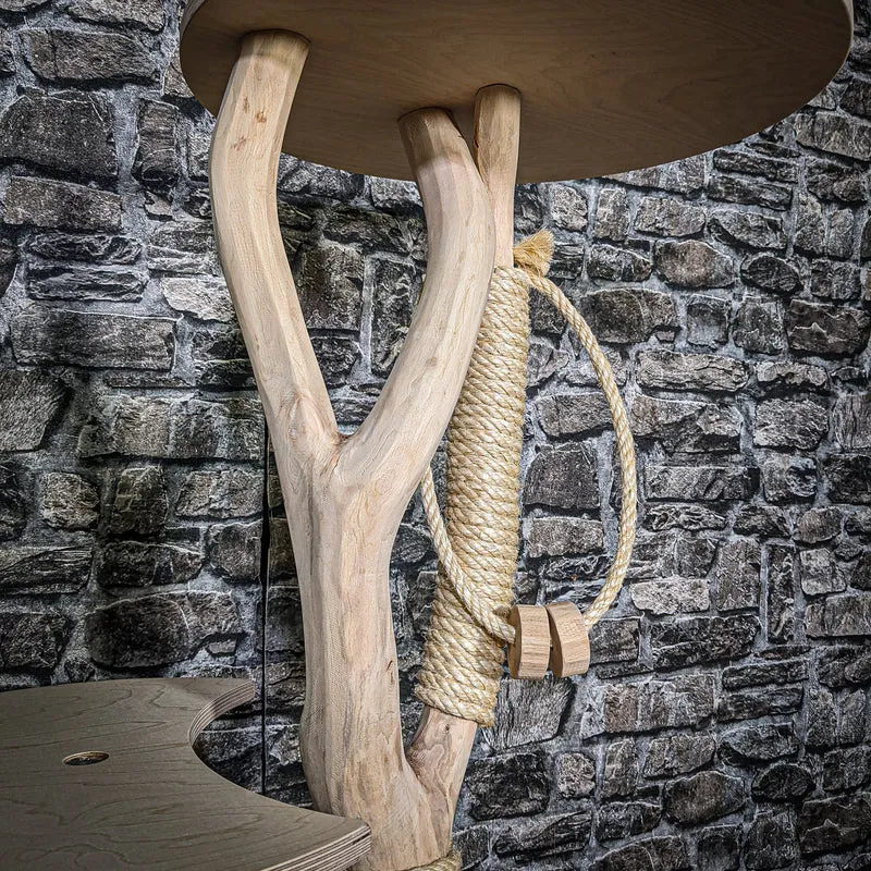 Kratzstamm 3443 Natur Holz Design Kratzbaum 90 cm hoch Naturkratzbaum
