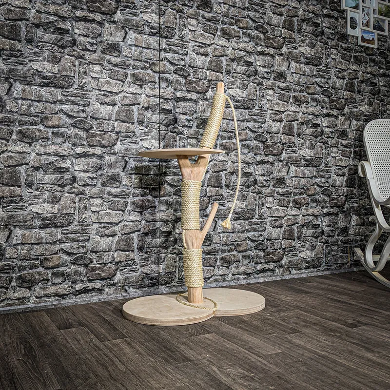 Kratzstamm 3429 Natur Holz Design Kratzbaum 118 cm hoch Naturkratzbaum