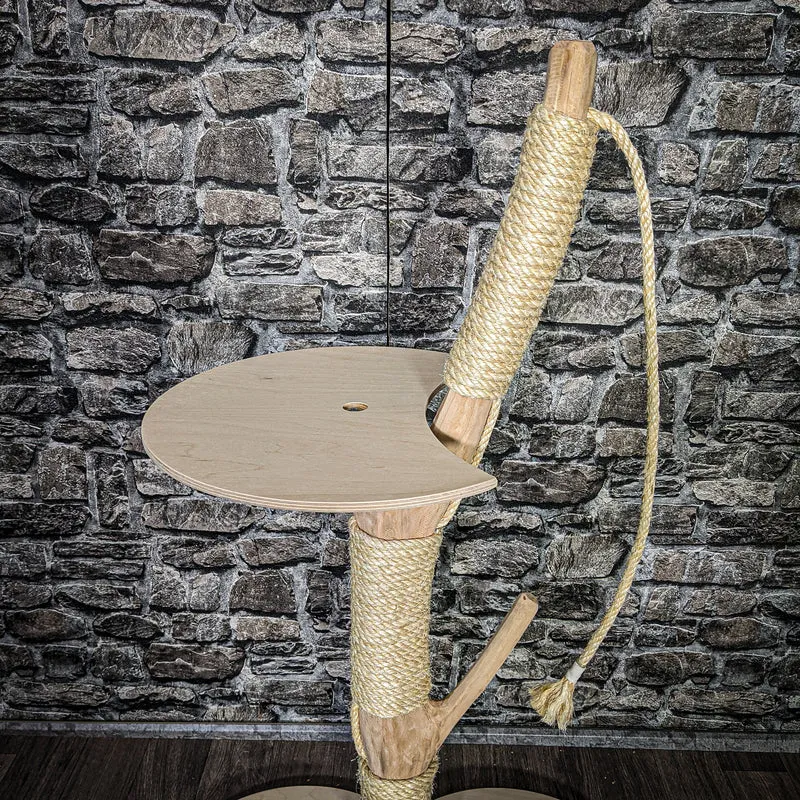 Kratzstamm 3429 Natur Holz Design Kratzbaum 118 cm hoch Naturkratzbaum