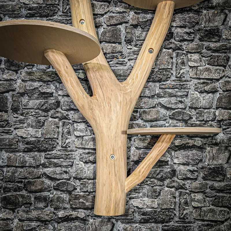 Wandkratzbaum 3426 Naturkratzbaum 118 cm lang Kratzbaum Natur Holz Design
