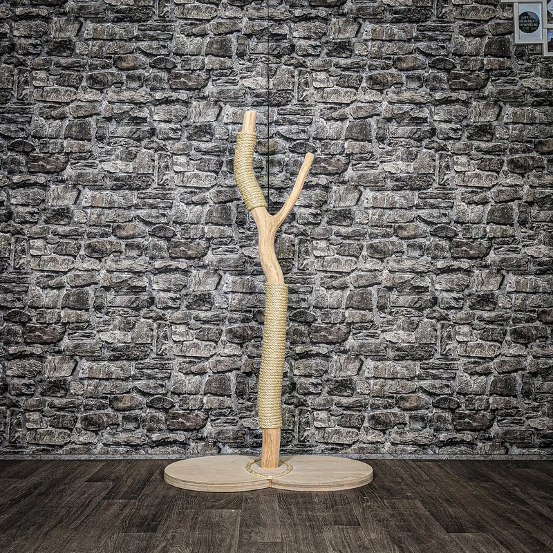 Kratzstamm 3421 Natur Holz Design Kratzbaum 121 cm hoch Naturkratzbaum