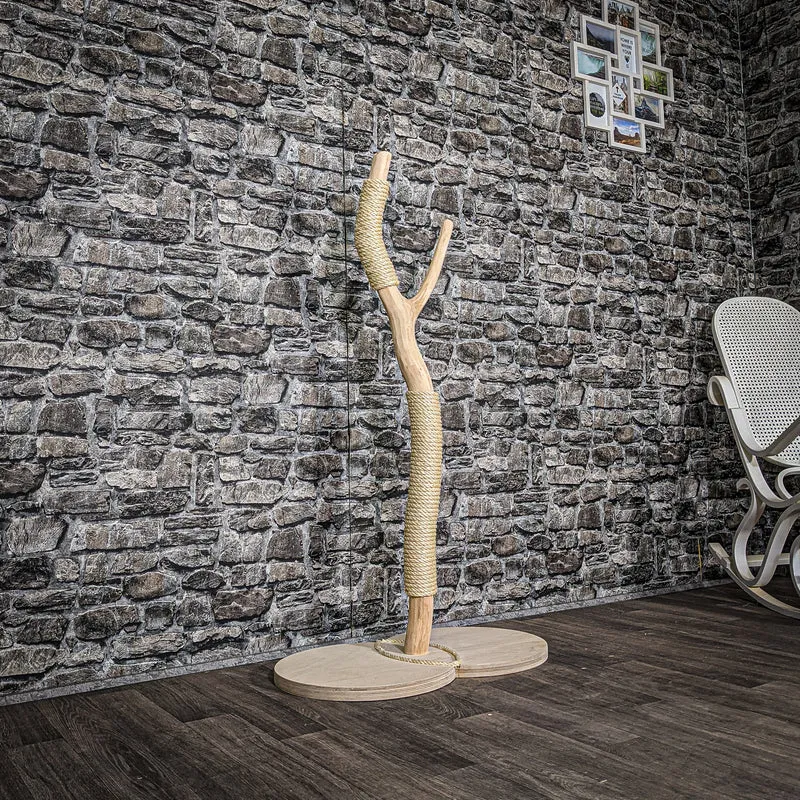 Kratzstamm 3421 Natur Holz Design Kratzbaum 121 cm hoch Naturkratzbaum