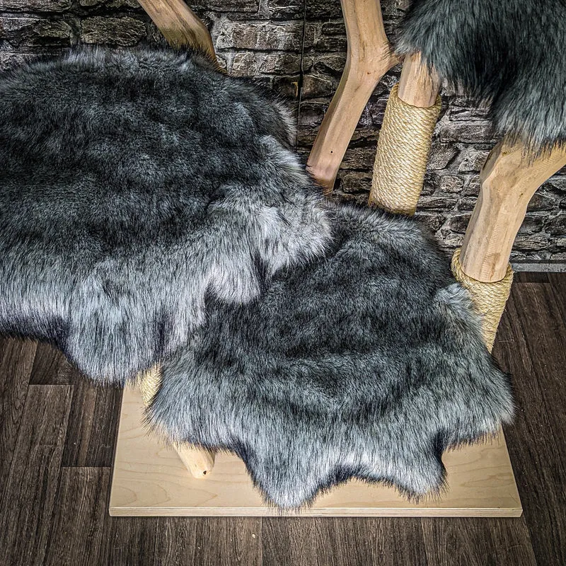 Naturkratzbaum 3419 Kratzbaum Natur Holz Design 173 cm hoch Katzenbaum