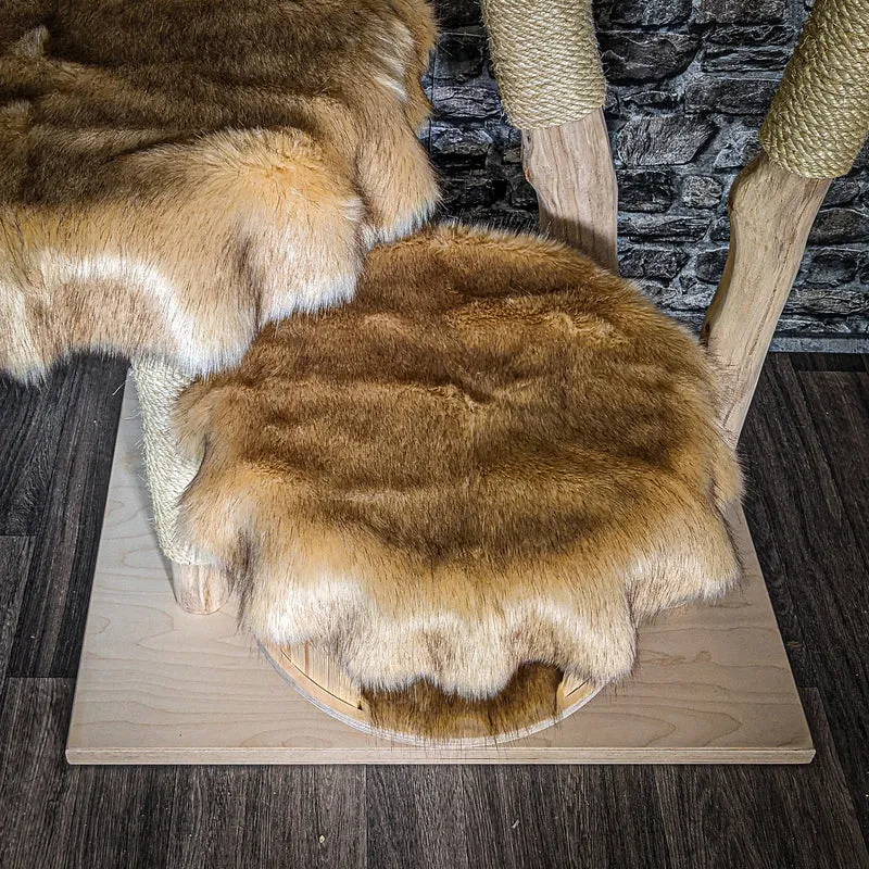 Naturkratzbaum 3414 Kratzbaum Natur Holz Design 170 cm hoch Katzenbaum