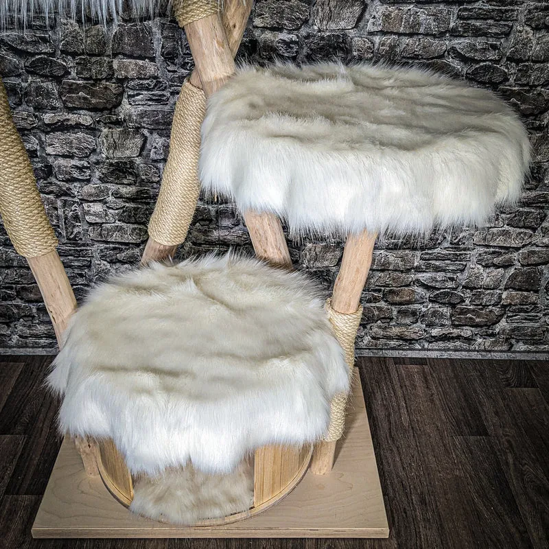 Naturkratzbaum 3412 Kratzbaum Natur Holz Design 190 cm hoch Katzenbaum