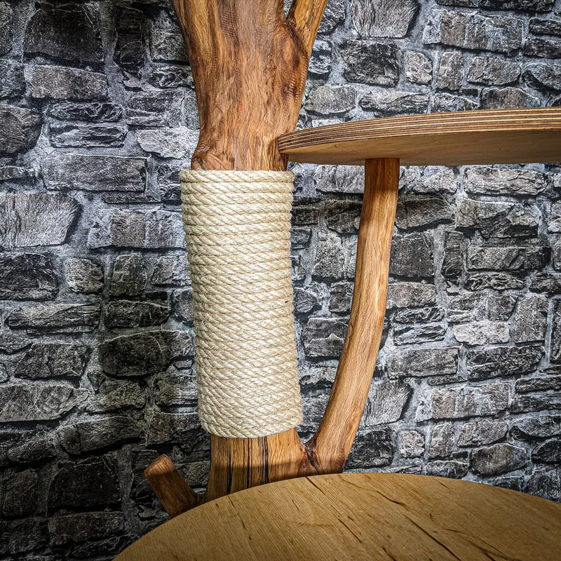 Naturkratzbaum 3410 Kratzbaum Natur Holz Design 134 cm hoch Katzenbaum