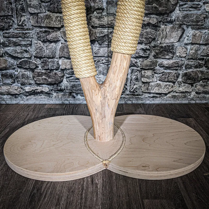 Naturkratzbaum 3393 Kratzbaum Natur Holz Design 85 cm hoch Katzenbaum