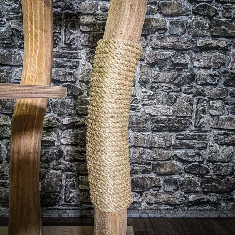 Naturkratzbaum 3366 Kratzbaum Natur Holz Design 204 cm hoch Katzenbaum