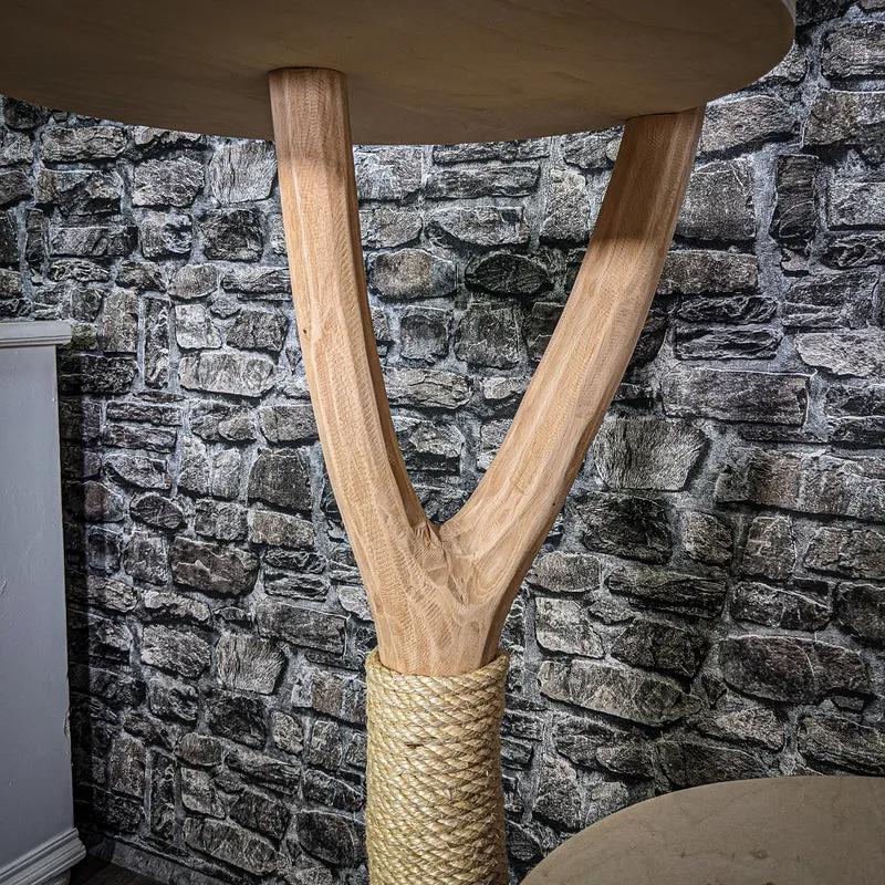Naturkratzbaum 3364 Kratzbaum Natur Holz Design 174 cm hoch Katzenbaum