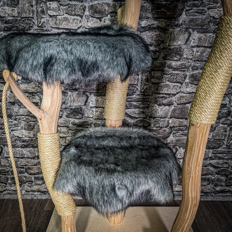 Naturkratzbaum 3358 Kratzbaum Natur Holz Design 205 cm hoch Katzenbaum