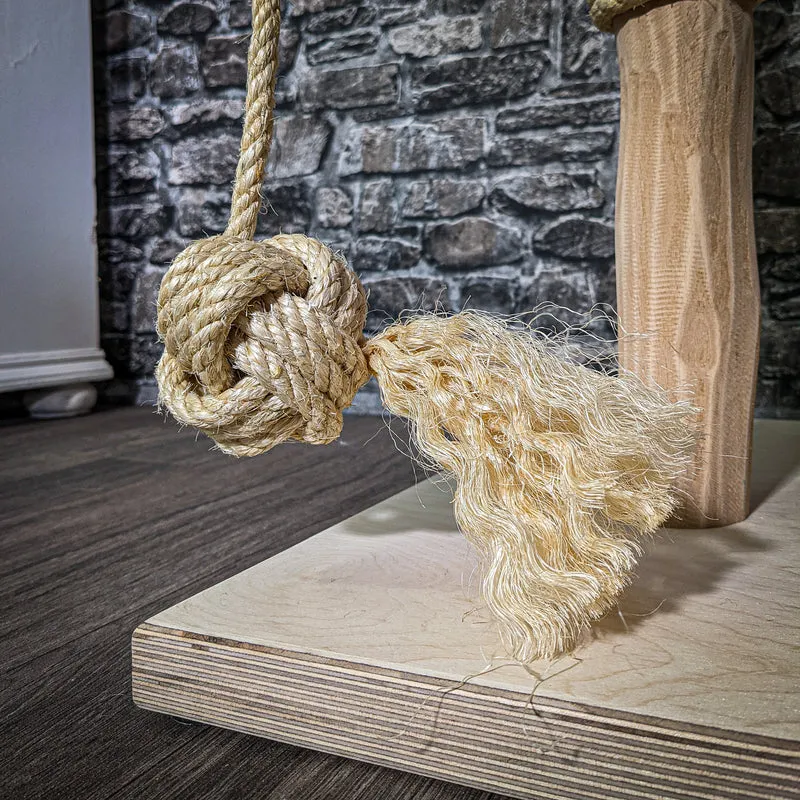 Naturkratzbaum 3358 Kratzbaum Natur Holz Design 205 cm hoch Katzenbaum