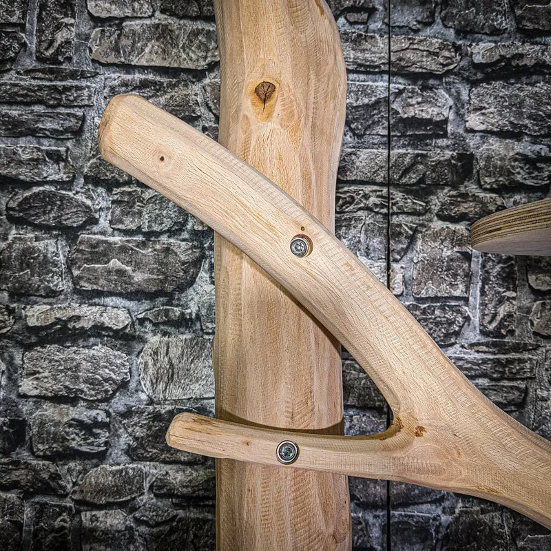 Naturkratzbaum 3357 Kratzbaum Natur Holz Design 175 cm hoch Katzenbaum