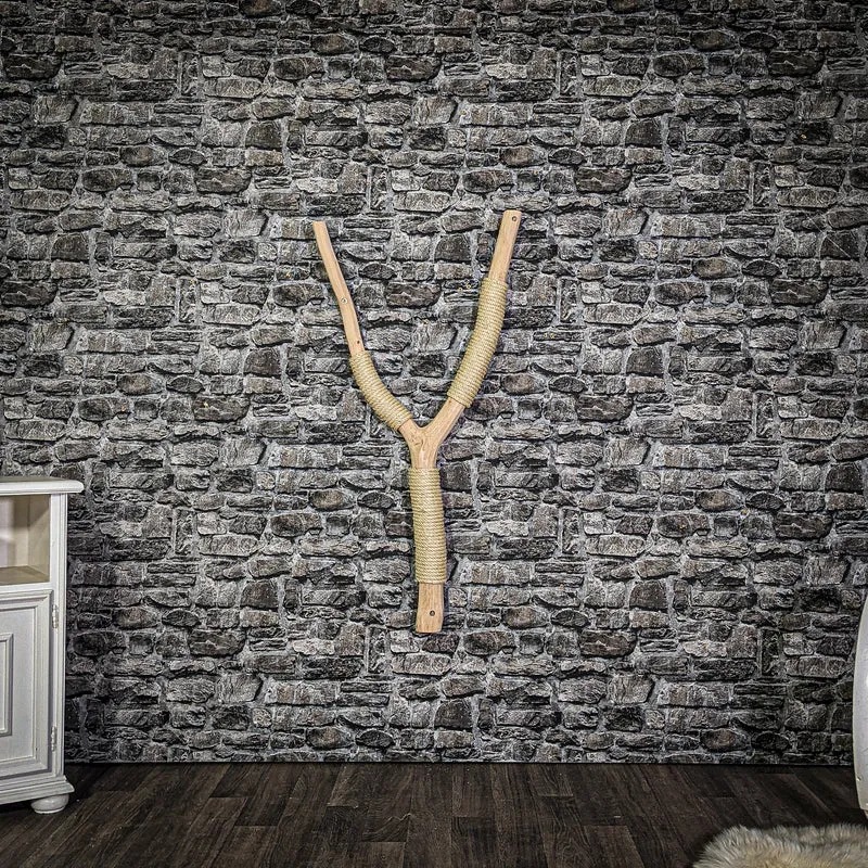 Wandkratzbaum 3355 Naturkratzbaum 120 cm hoch Kratzbaum Natur Holz Design