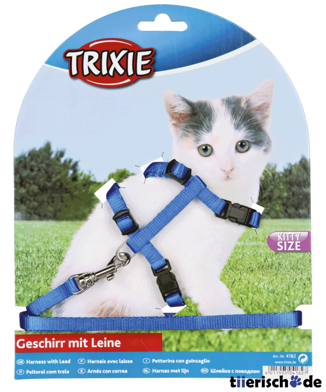 Katzengeschirr mit Leine für Kitten