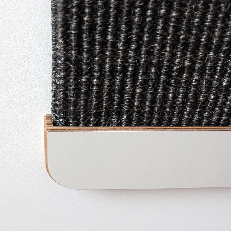 kratzFEST | Sisal Katzen KRATZBRETT für die Wand - weiß