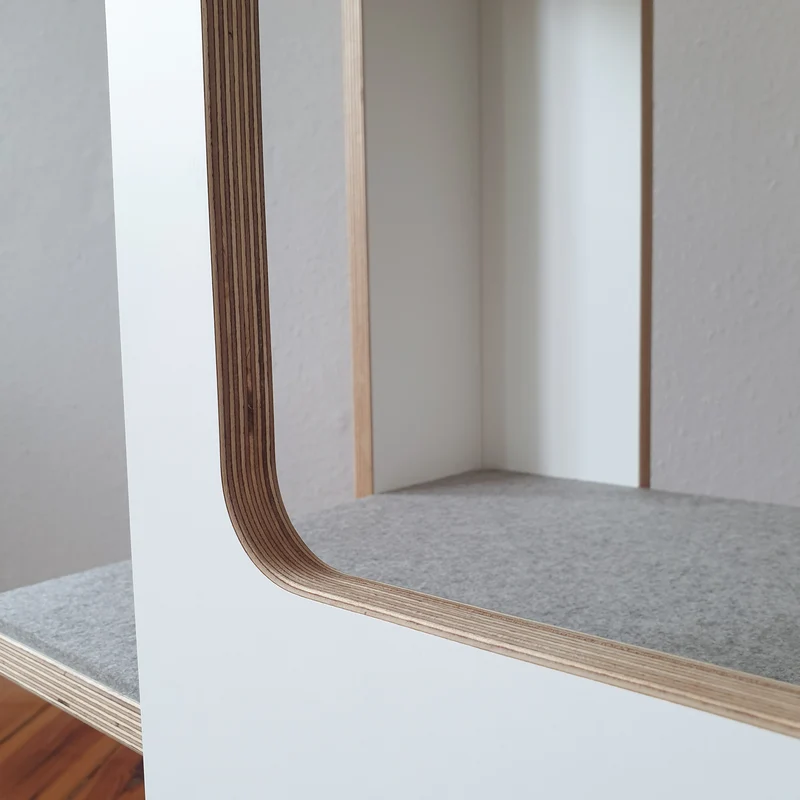 KRATZ- & LIEGETURM für Katzen mit Kratzfläche