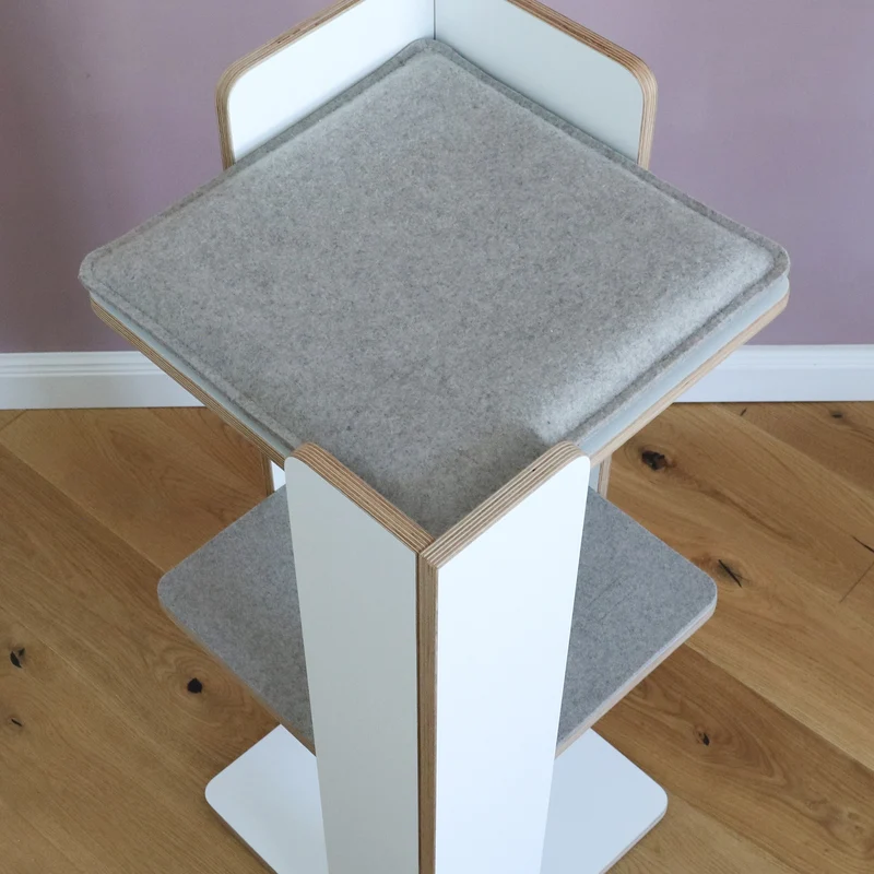 KRATZ- & LIEGETURM für Katzen mit Kratzfläche