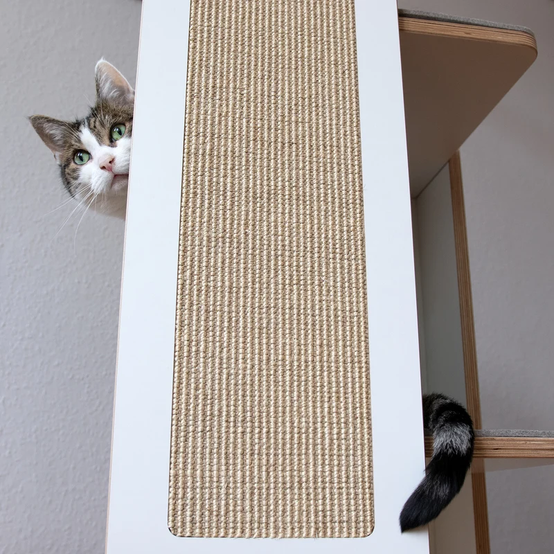KRATZ- & LIEGETURM für Katzen mit Kratzfläche