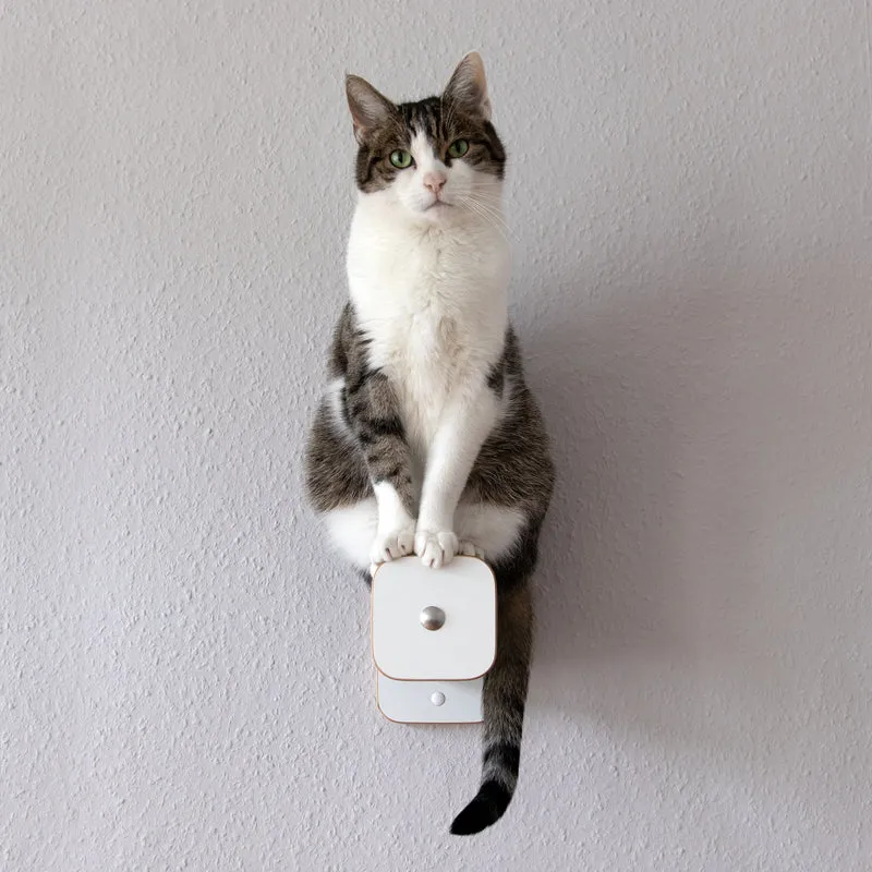 KATZENpARTy | Kletterwand Set - 1 KLETTERSTAMM mit HÄNGEMATTE + 2 Hüpfstämme