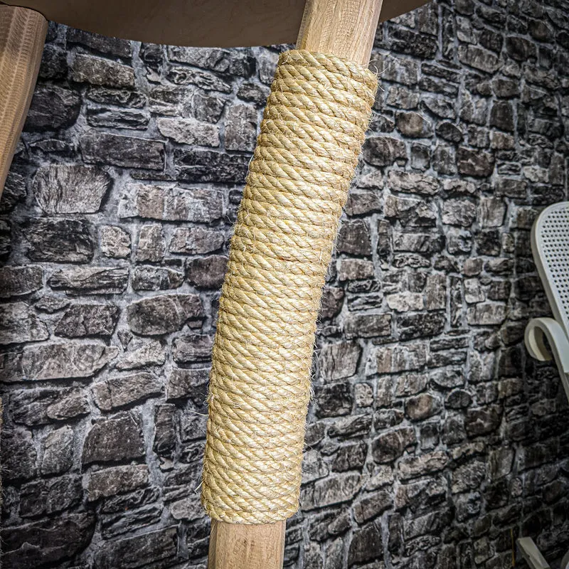 Naturkratzbaum 3314 Kratzbaum Natur Holz Design 175 cm hoch Katzenbaum