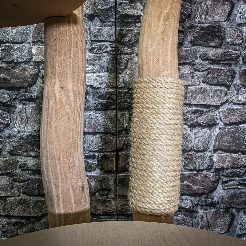Naturkratzbaum 3314 Kratzbaum Natur Holz Design 175 cm hoch Katzenbaum
