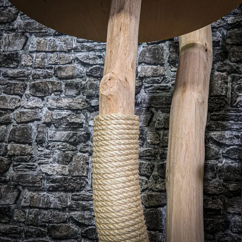 Naturkratzbaum 3312 Kratzbaum Natur Holz Design 165 cm hoch Katzenbaum