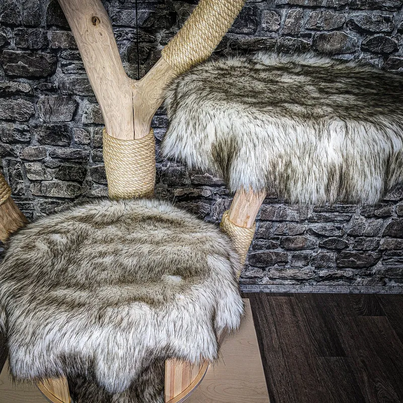 Naturkratzbaum 3305 Kratzbaum Natur Holz Design 175 cm hoch Katzenbaum