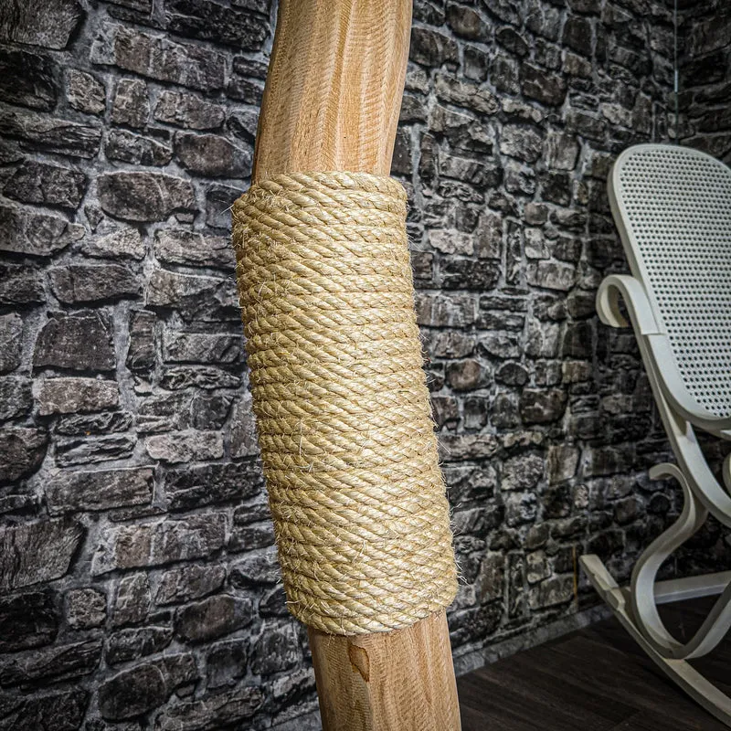 Naturkratzbaum 3302 Kratzbaum Natur Holz Design 175 cm hoch Katzenbaum