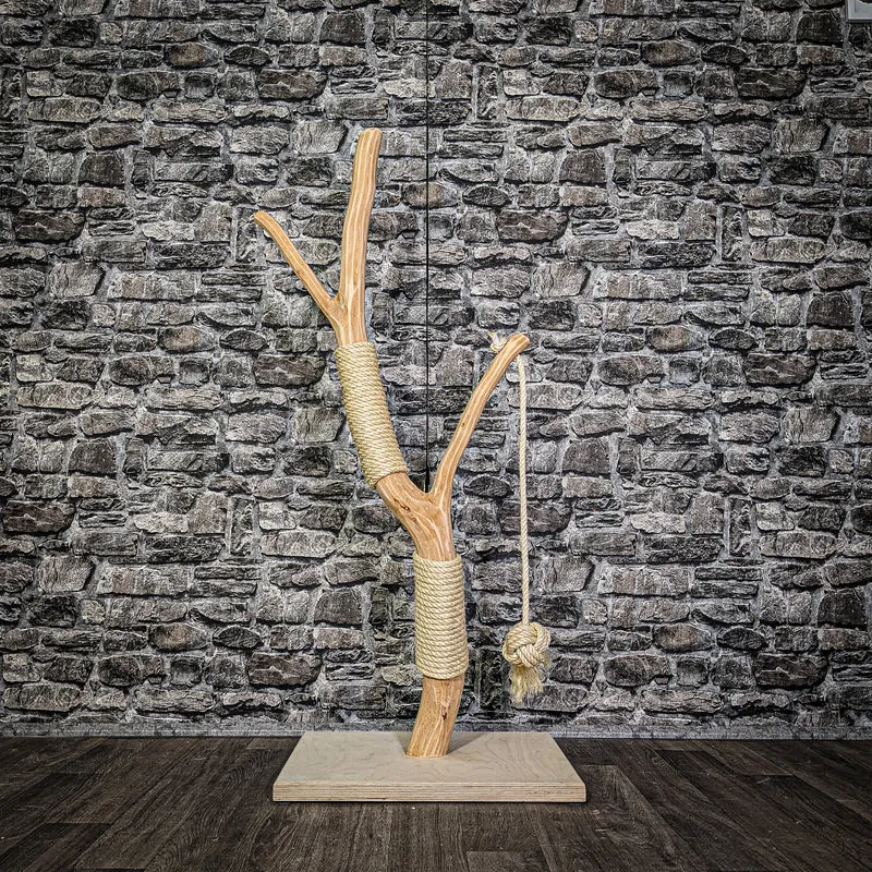 Kratzstamm 3297 Natur Holz Design Kratzbaum 120 cm hoch Naturkratzbaum