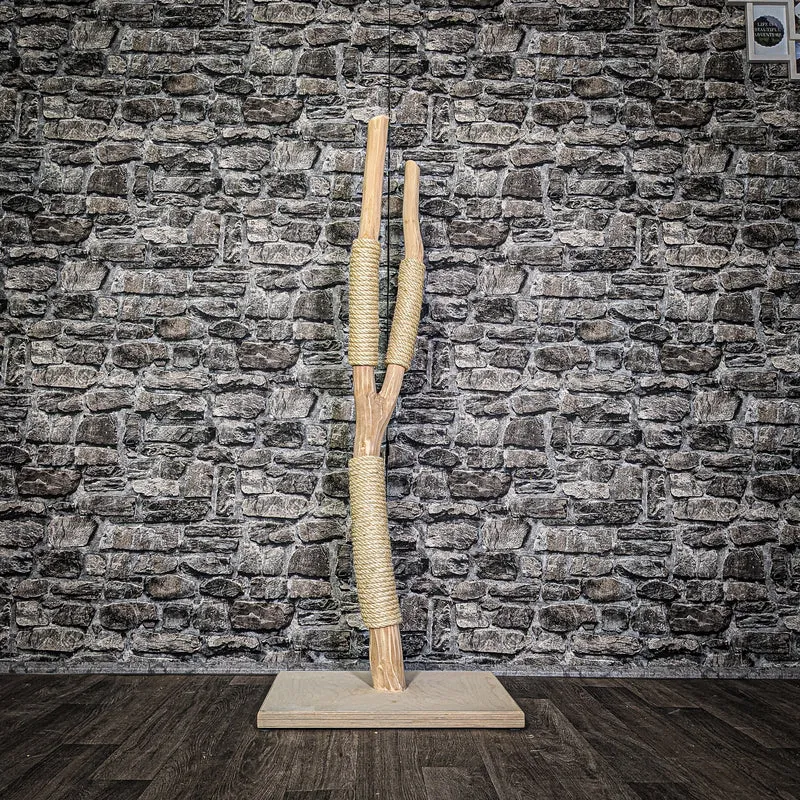 Kratzstamm 3296 Natur Holz Design Kratzbaum 125 cm hoch Naturkratzbaum