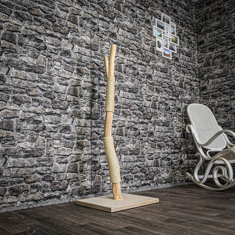 Kratzstamm 3296 Natur Holz Design Kratzbaum 125 cm hoch Naturkratzbaum