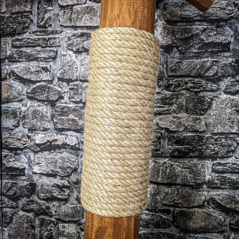 Outdoor Naturkratzbaum 3292 Kratzbaum Natur Holz Design 206 cm hoch Katzenbaum