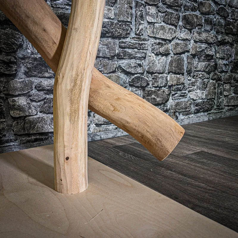 Naturkratzbaum 3291 Kratzbaum Natur Holz Design 119 cm hoch Katzenbaum