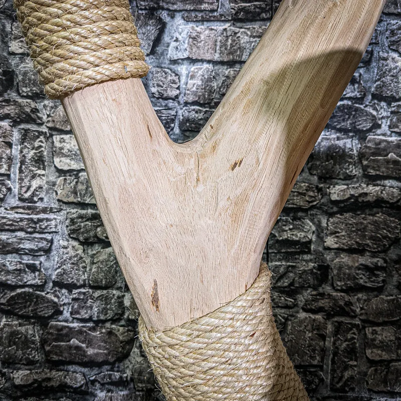 Naturkratzbaum 3286 Kratzbaum Natur Holz Design 134 cm hoch Katzenbaum