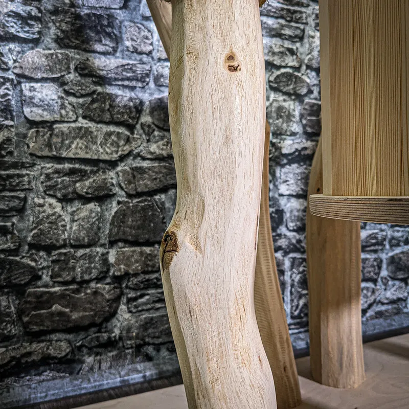 Naturkratzbaum 3282 Kratzbaum Natur Holz Design 142 cm hoch Katzenbaum