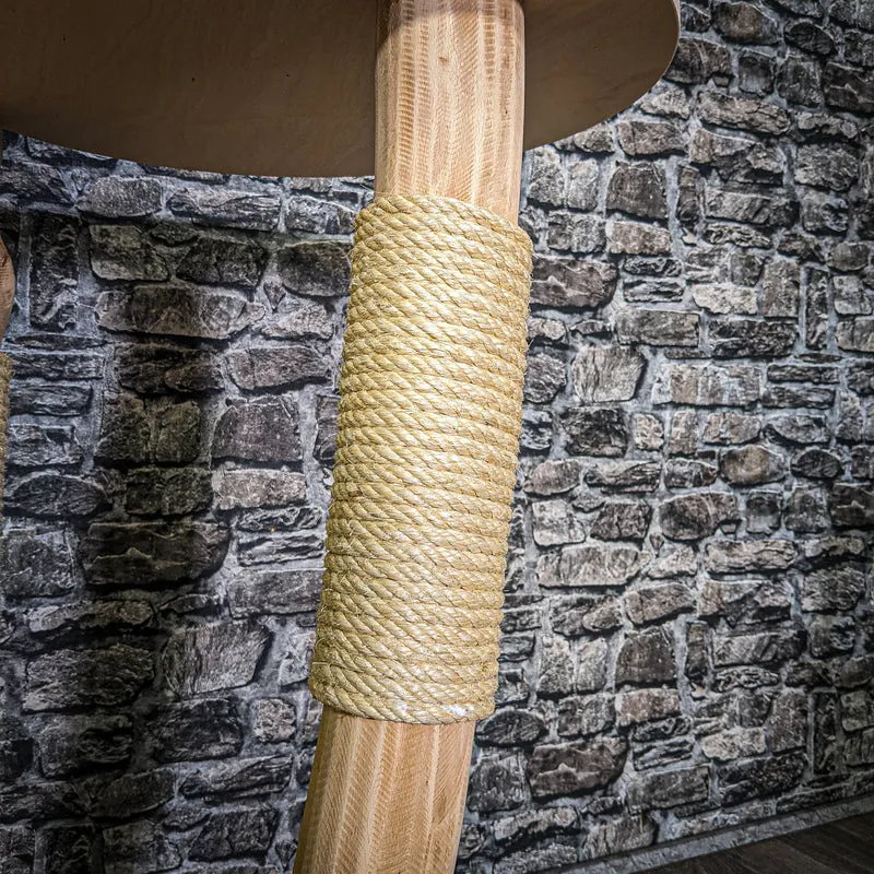 Naturkratzbaum 3281 Kratzbaum Natur Holz Design 172 cm hoch Katzenbaum