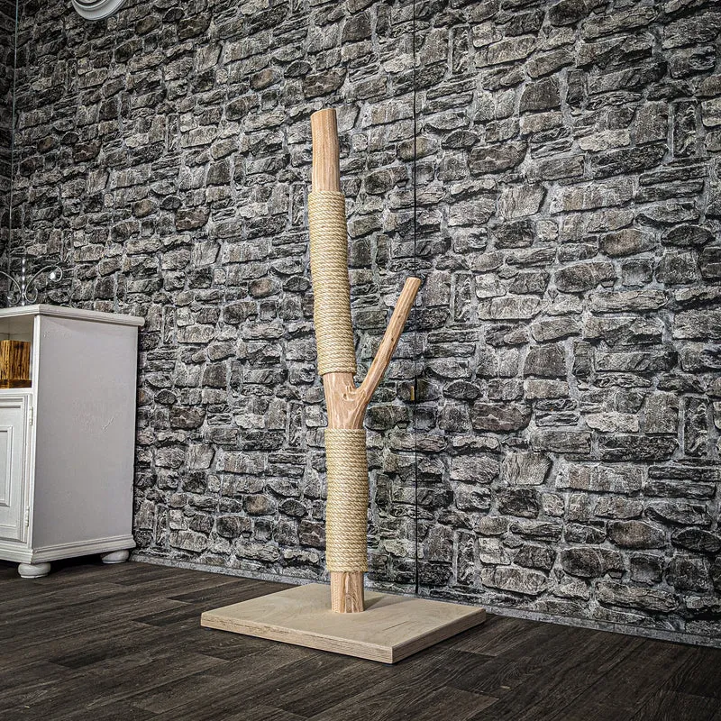 Kratzstamm 3278 Natur Holz Design Kratzbaum 120 cm hoch Naturkratzbaum