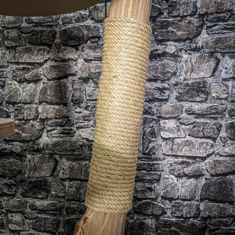 Naturkratzbaum 3277 Kratzbaum Natur Holz Design 146 cm hoch Katzenbaum
