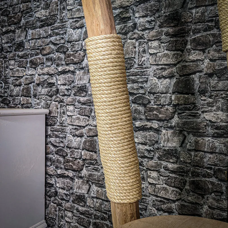 Naturkratzbaum 3272 Kratzbaum Natur Holz Design 207 cm hoch Katzenbaum