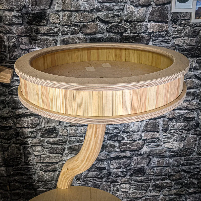 Naturkratzbaum 3269 Kratzbaum Natur Holz Design 233 cm hoch Katzenbaum