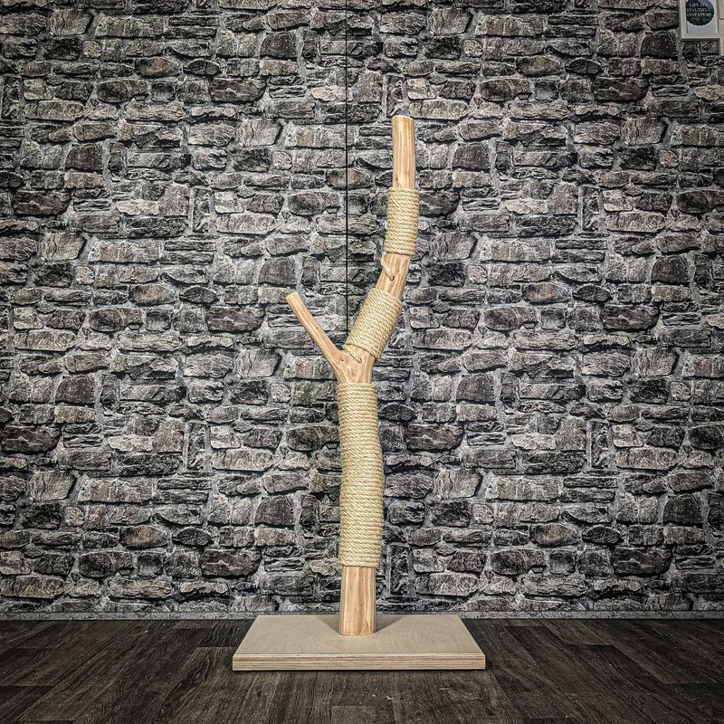 Kratzstamm 3270 Natur Holz Design Kratzbaum 120 cm hoch Naturkratzbaum