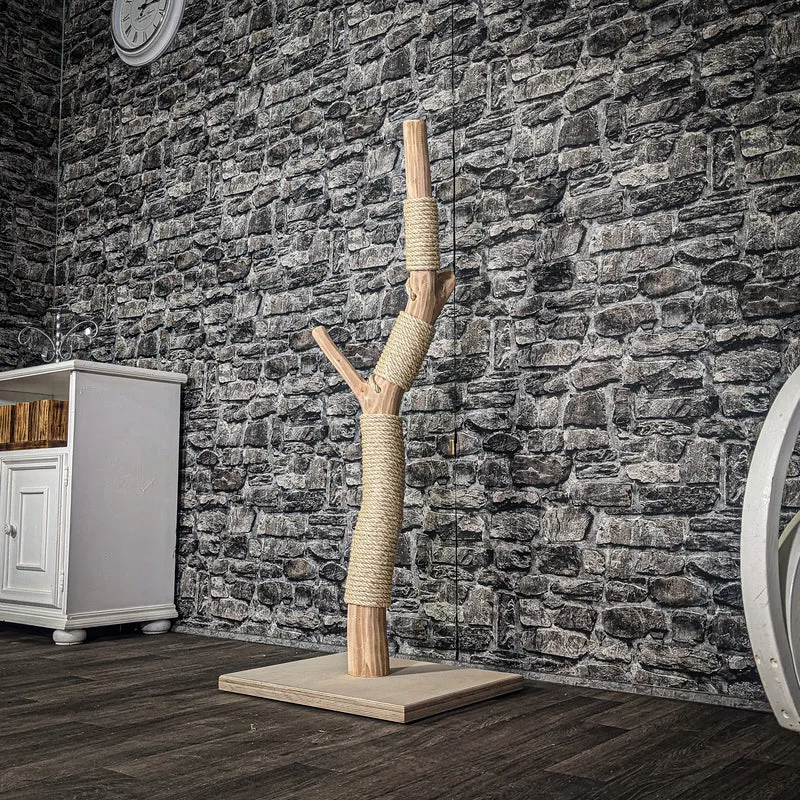 Kratzstamm 3270 Natur Holz Design Kratzbaum 120 cm hoch Naturkratzbaum