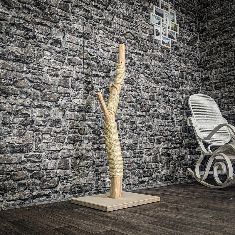 Kratzstamm 3270 Natur Holz Design Kratzbaum 120 cm hoch Naturkratzbaum