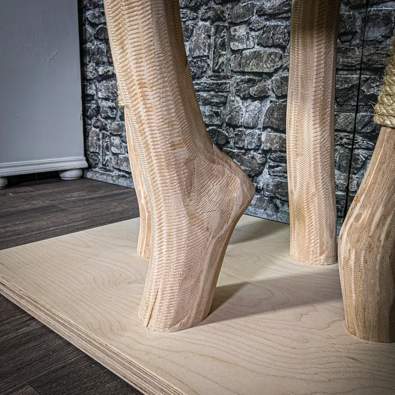 Naturkratzbaum 3264 Kratzbaum Natur Holz Design 175 cm hoch Katzenbaum
