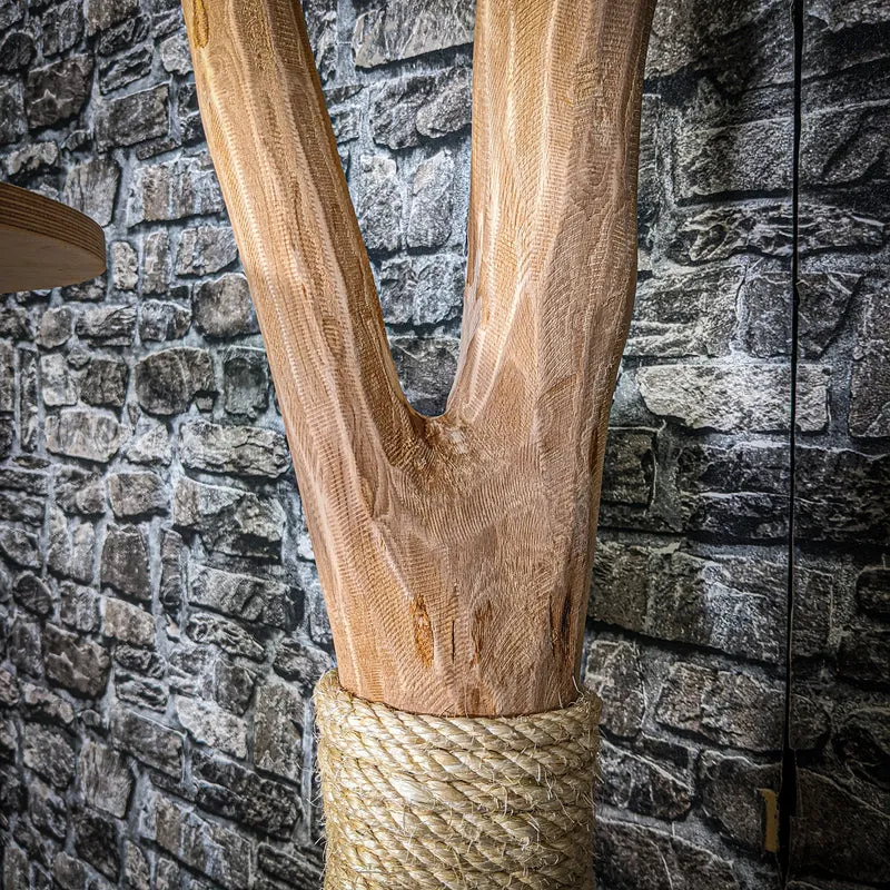 Naturkratzbaum 3263 Kratzbaum Natur Holz Design 176 cm hoch Katzenbaum