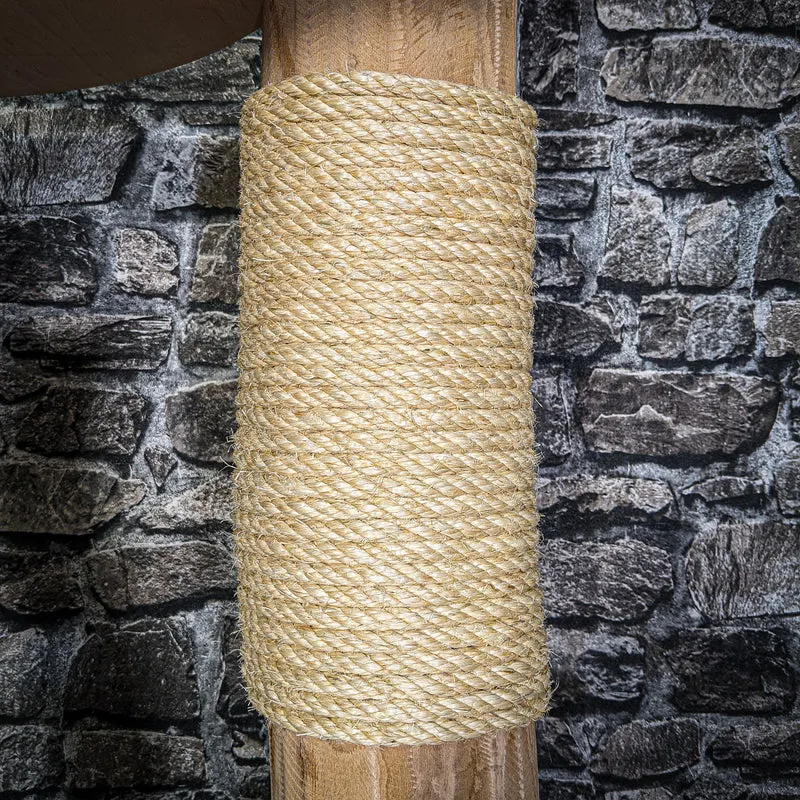Naturkratzbaum 3262 Kratzbaum Natur Holz Design 174 cm hoch Katzenbaum